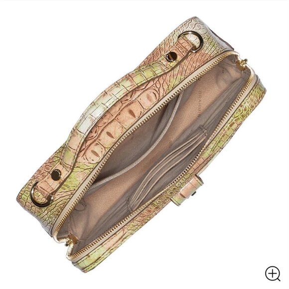 Brahmin Evie Atlas Melbourne Crossbody bag Beautiful Eye Placement - Picture 6 of 6